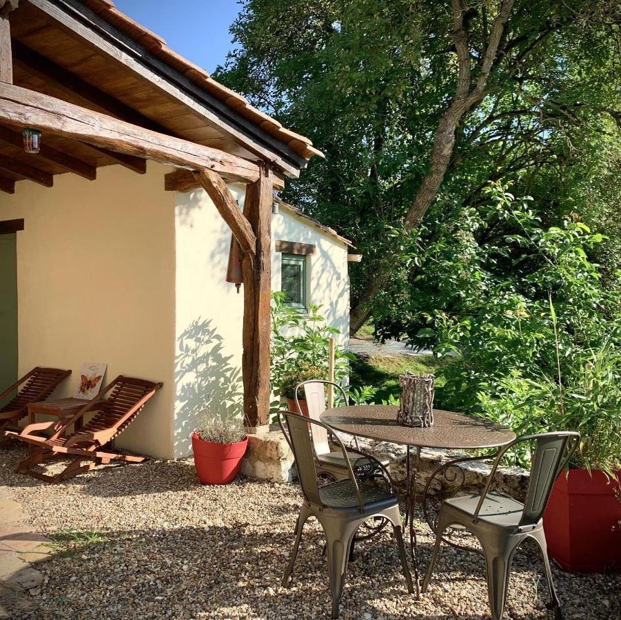 Gite La Canopee A Duras - Piscine Eksteriør bilde